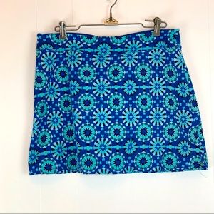 Tranquility Multi-Color Print Skirt Sz M